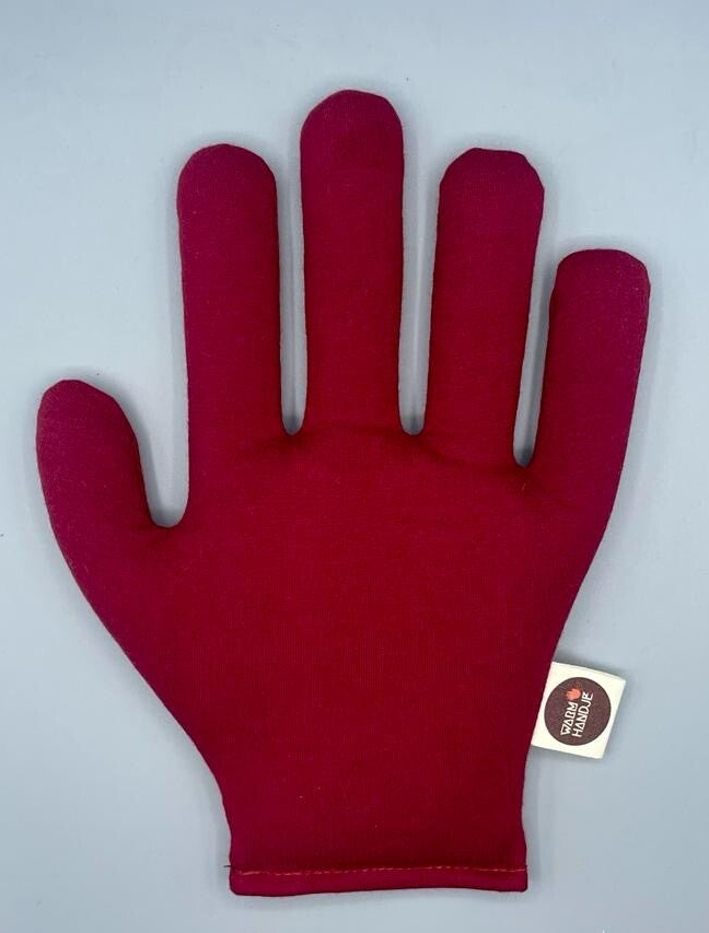 Warm Handje - Donker rood uni