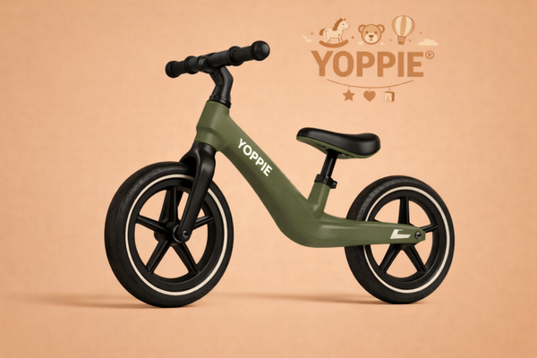 YOPPIE® Loopfiets donker groen