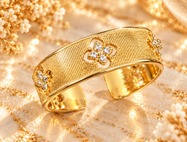 Golden Fleur Ring