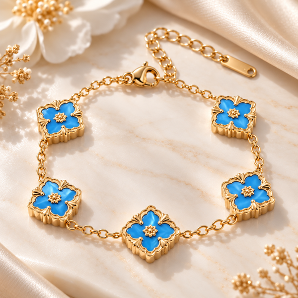 Clover Turquoise Armband