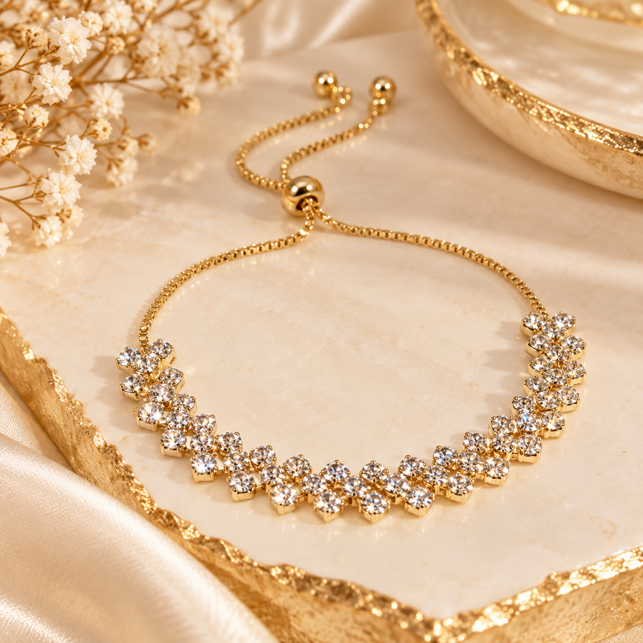 Diamond Gold Armband