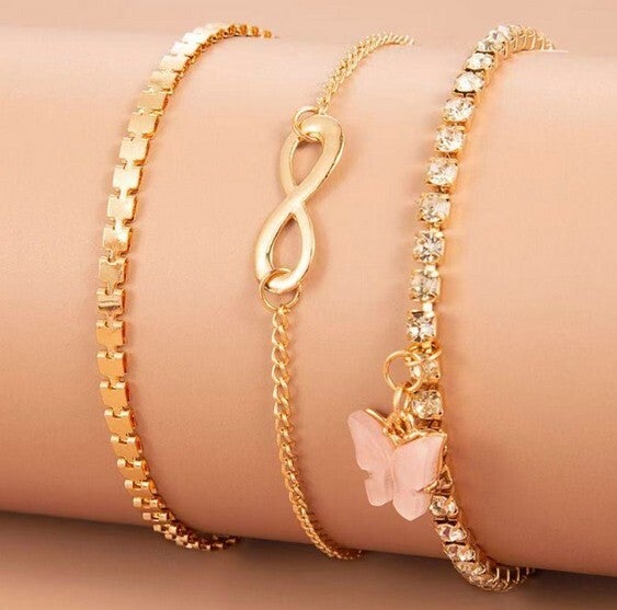Anklet Set Butterfly