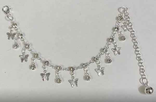 Anklet Silver Butterlfy