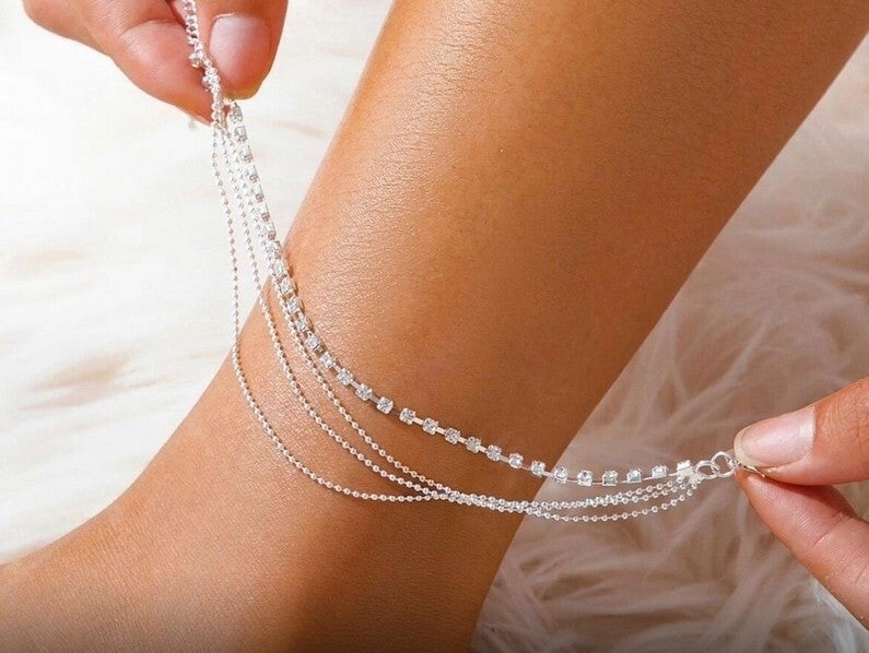 Anklet Triple Diamond