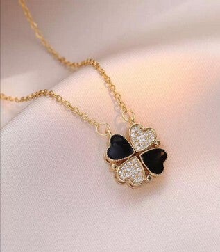Gold Heart Black Diamond