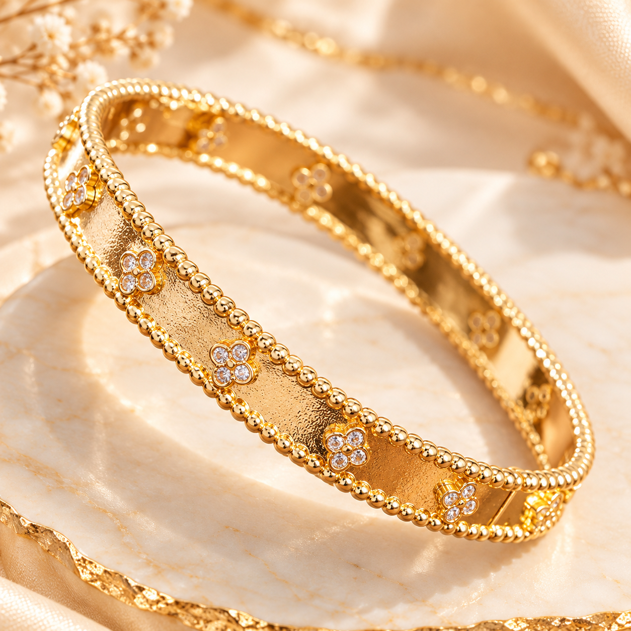 Golden Fleur Armband
