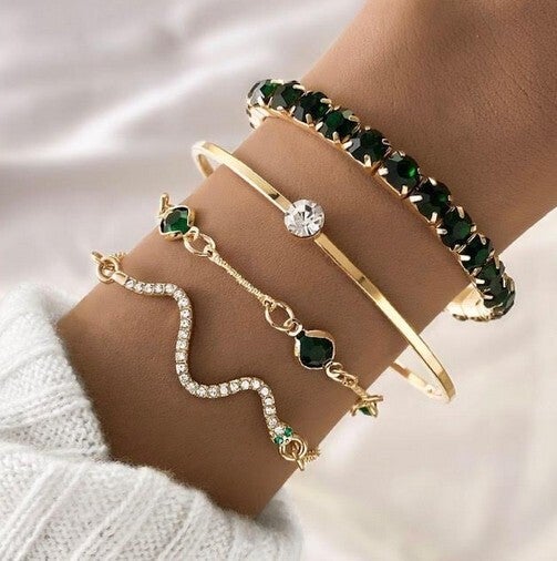 Gold Green Bling