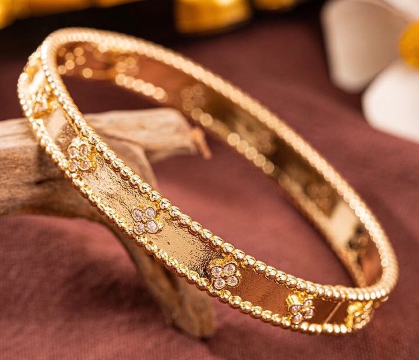 Golden Fleur Armband