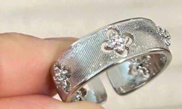 Silver Bloom Ring