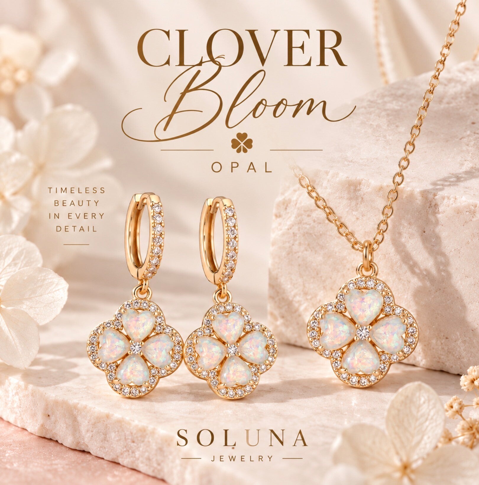 Clover Bloom Opal Set