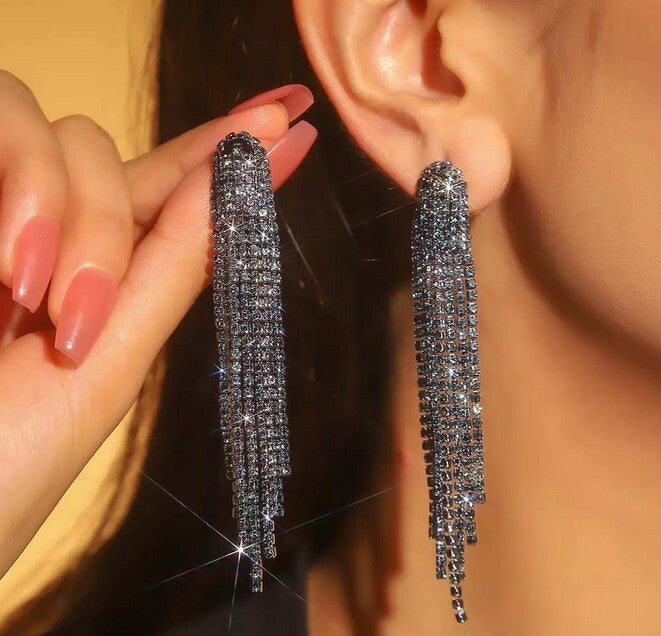 Oorbellen Black