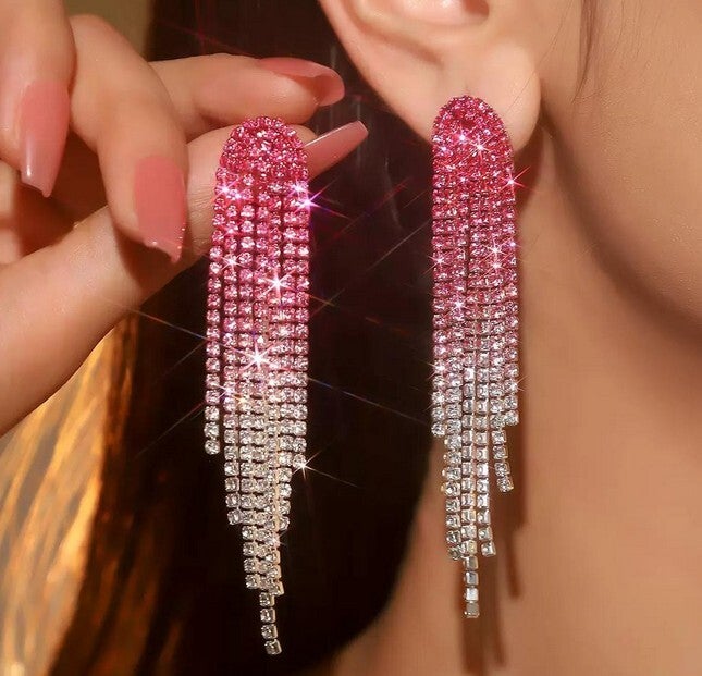 Oorbellen Pink Diamond