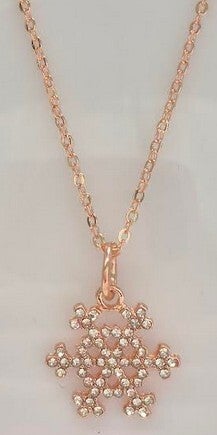 Rose Gold Snowflake