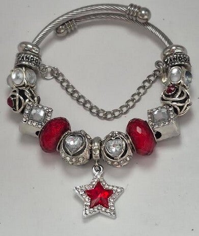 Red Silver Chain