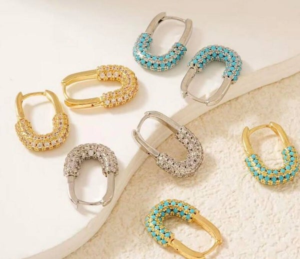 Square Hoops ( 4 kleuren)