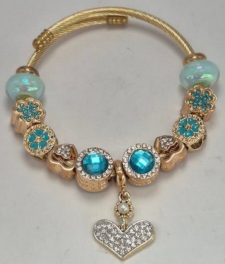 Turquoise Diamond Heart
