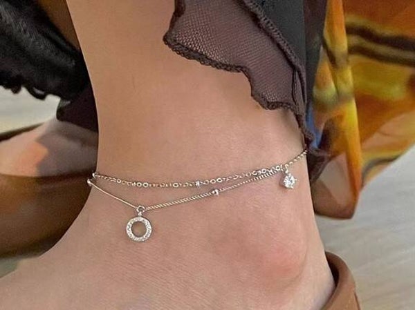 Anklet Silver Round
