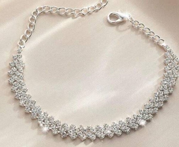 Anklet Silver Bling