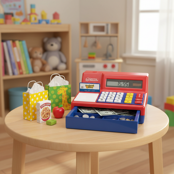 Pretend Play Cash Register (blue)