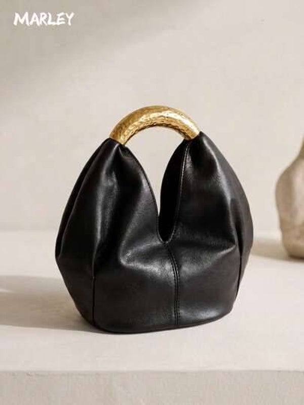 Elegant Black Cloud Bag