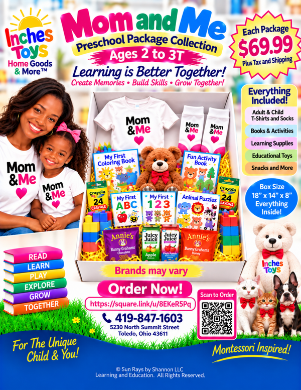 Mom & Me Educational Learning Package for Preschoolers