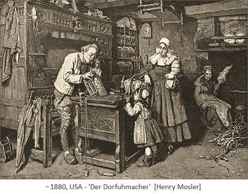 Der Dorfuhrmacher, Henry Mosler, ~1880
