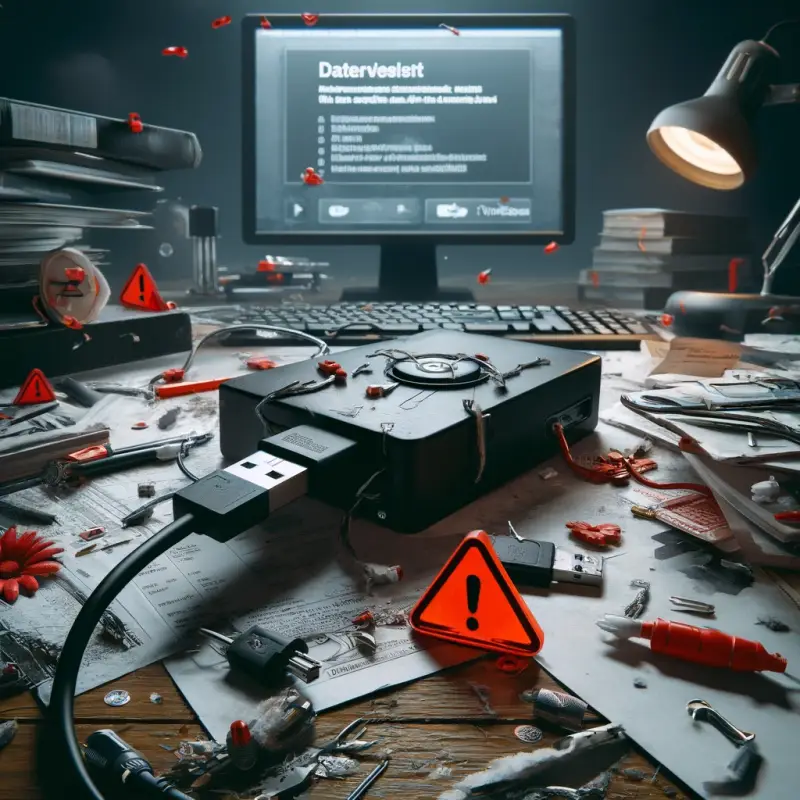 Bild USB HDD Datenverlust