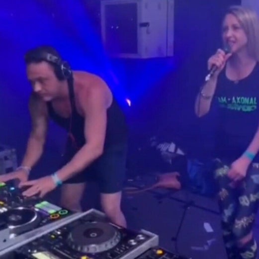 THIS IS DJ AXONAL & TWIGS ON STAGE