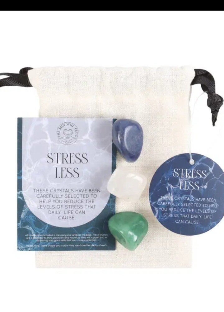 Setje No Stress - Aventurijn, Bergkristal, Sodaliet