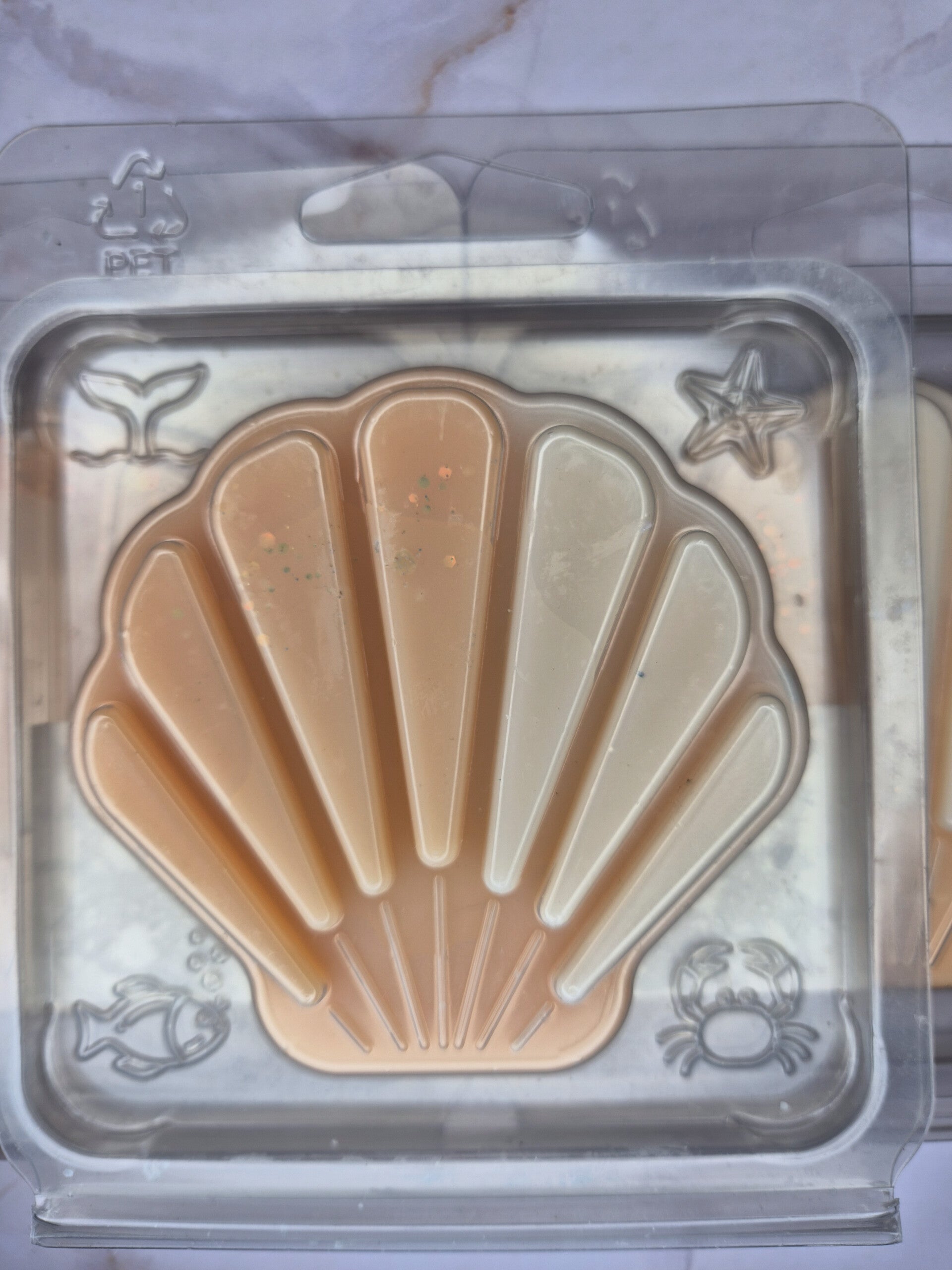 Creamy Peaches schelp waxmelt