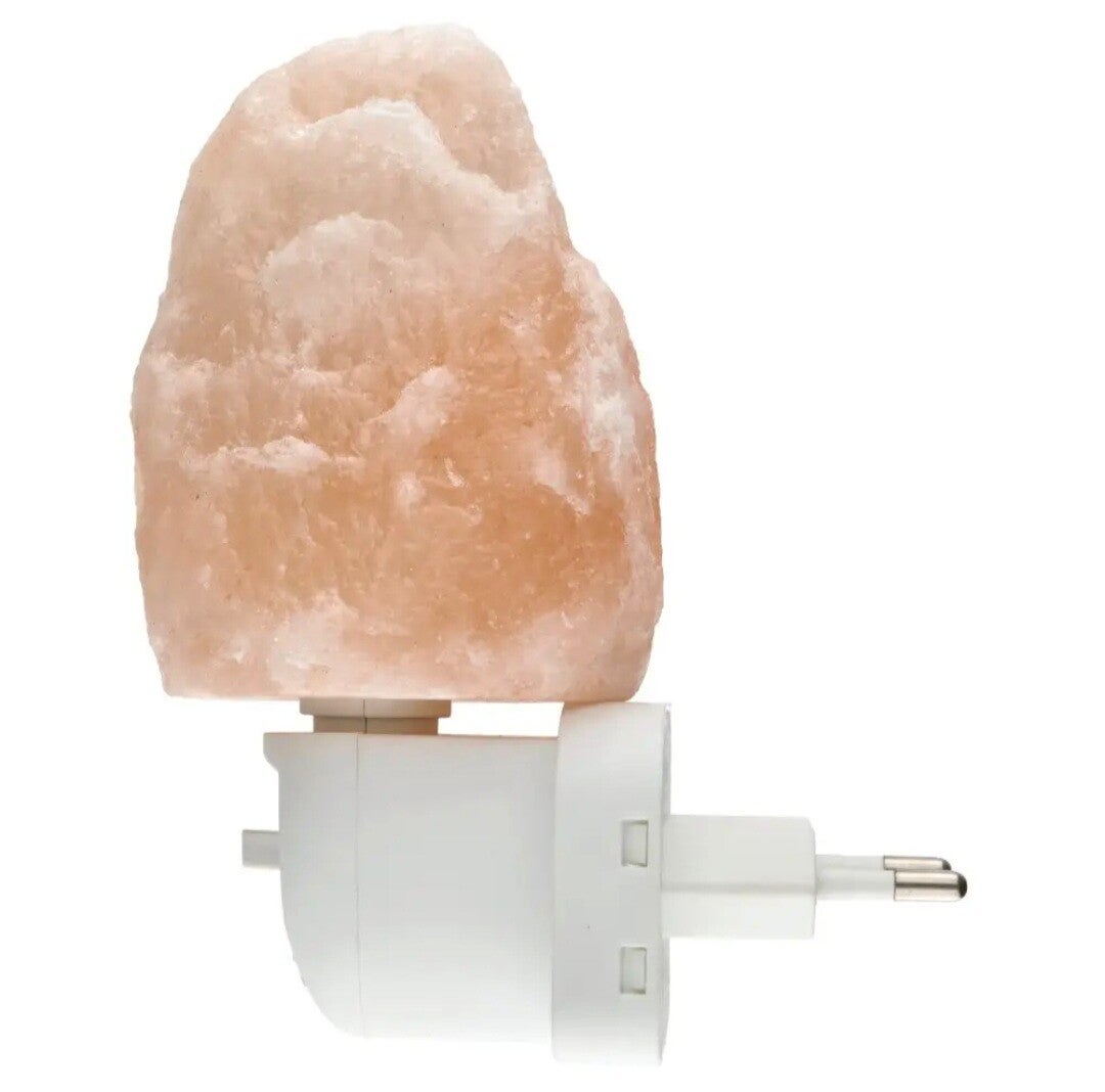 Himalaya Zoutlampje met stekker en aan/uit knopje
