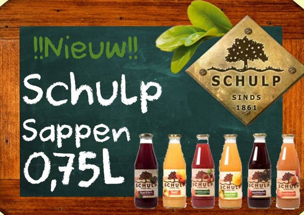 Schulp Ambachtelijke sappen 0,75 L