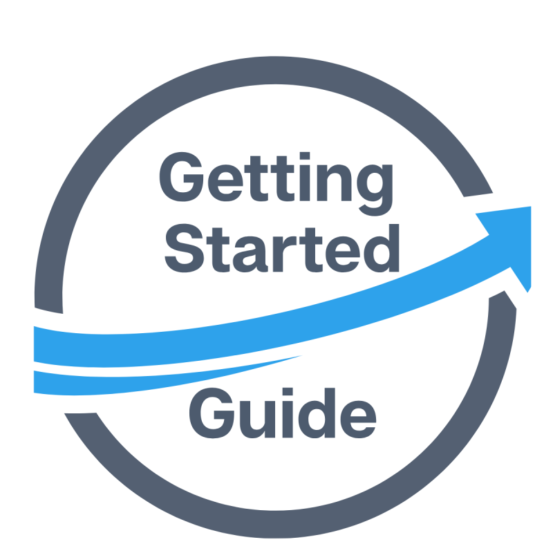 Icon for the online Klynke Getting Started Guide.