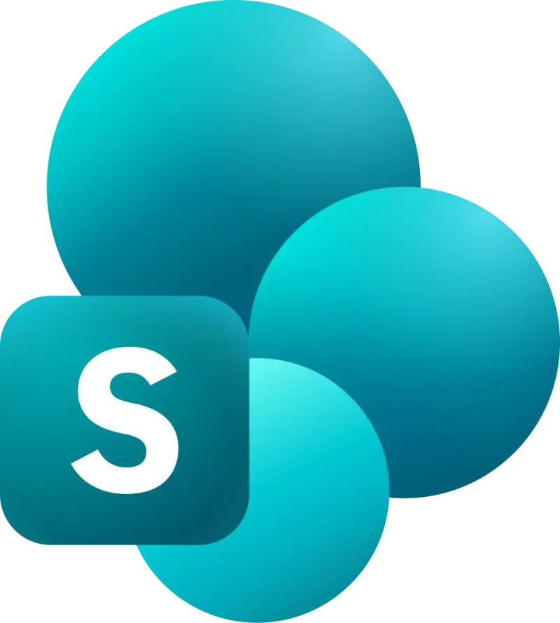 Microsoft SharePoint app icon.