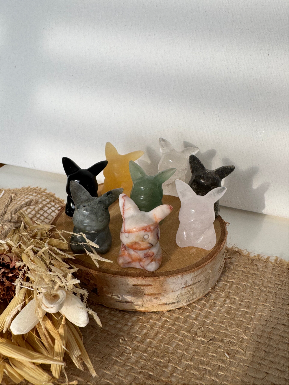 Pikachu - diverse soorten natuursteen