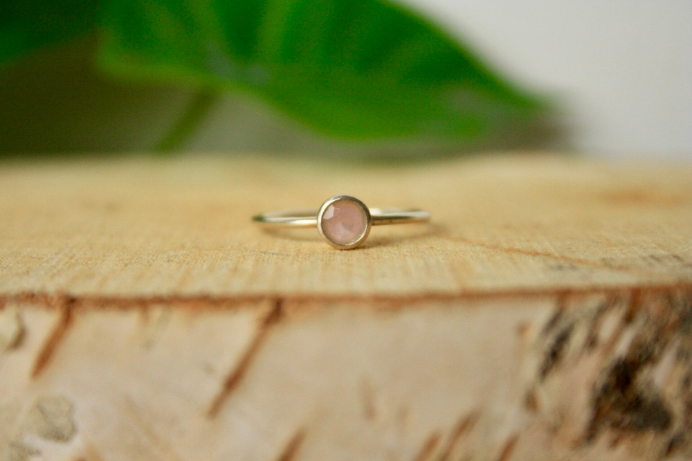 Ring Rozenkwarts - 925 Zilver (17)