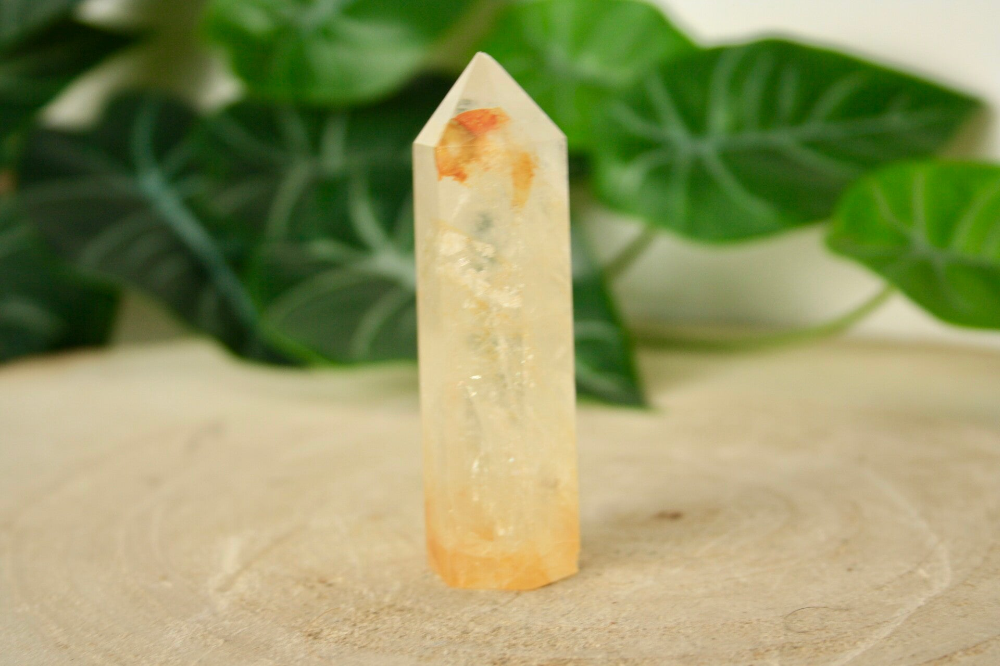 Heldere Gele Fluoriet Toren (8 cm)