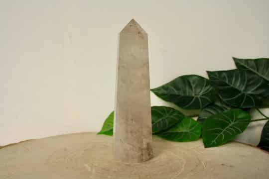 Bergkristal Toren - AA Kwaliteit - L - (14 cm)