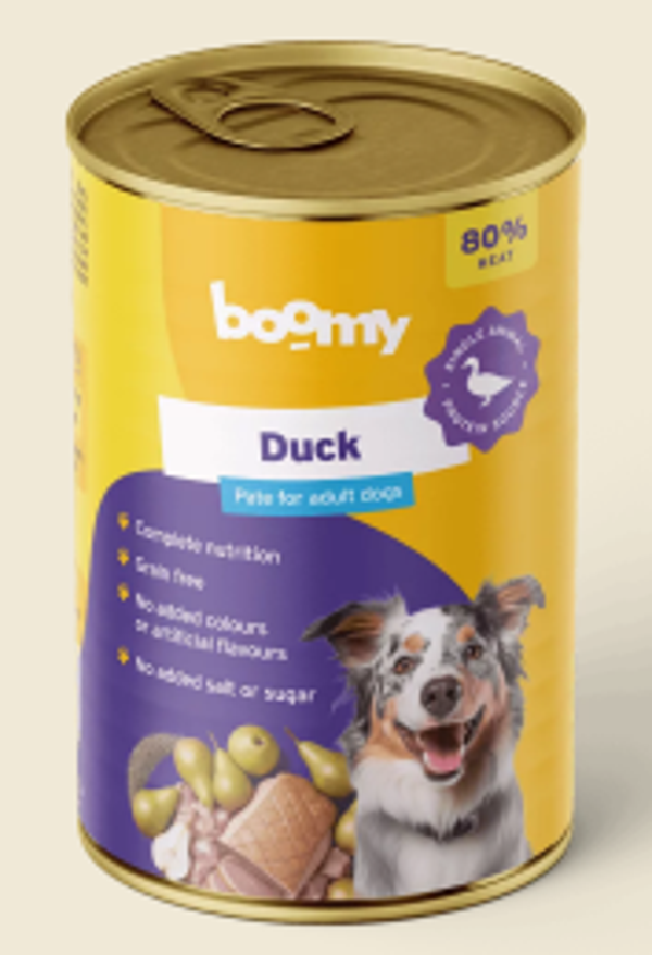 Pâtées Boomy canard 400 gr