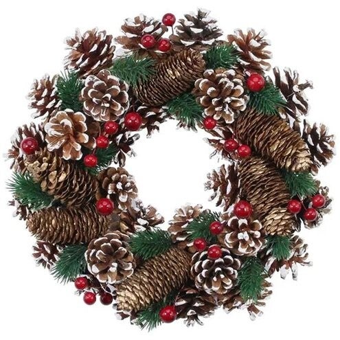Natural Woodland Wreath - 36cm