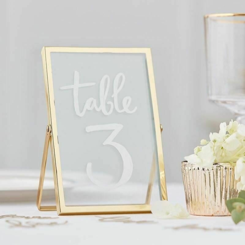 Free Standing Gold Photo frame - Ginger Ray
