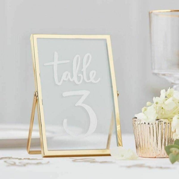 Free Standing Gold Photo frame - Ginger Ray