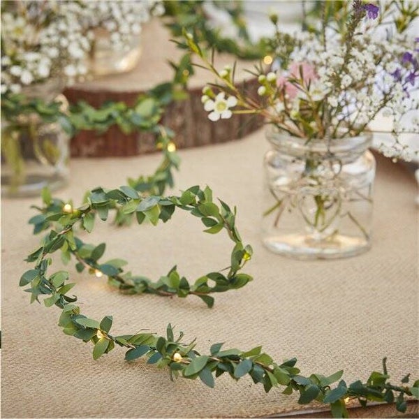 Rustic Foliage String Lights