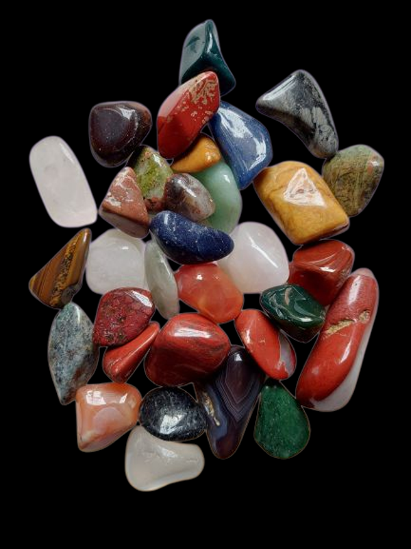 Trommelstenen per 5 st.