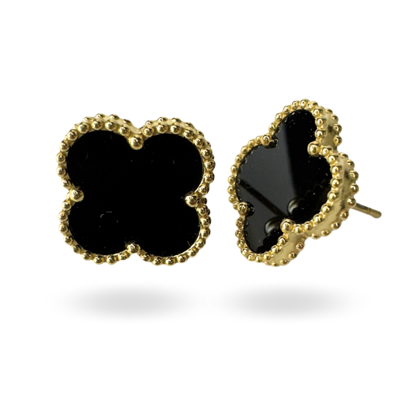 “ CLOVER” Earrings | Black