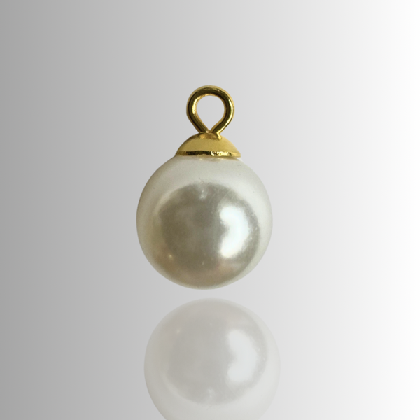 White pearl charms