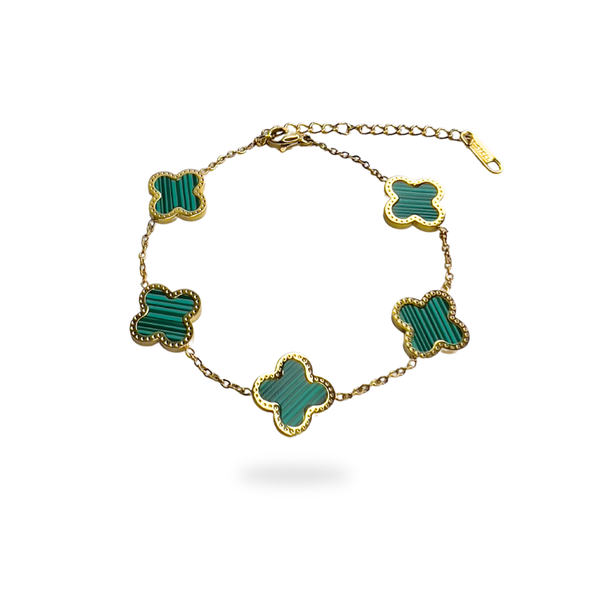 Clover Bracelet || Green