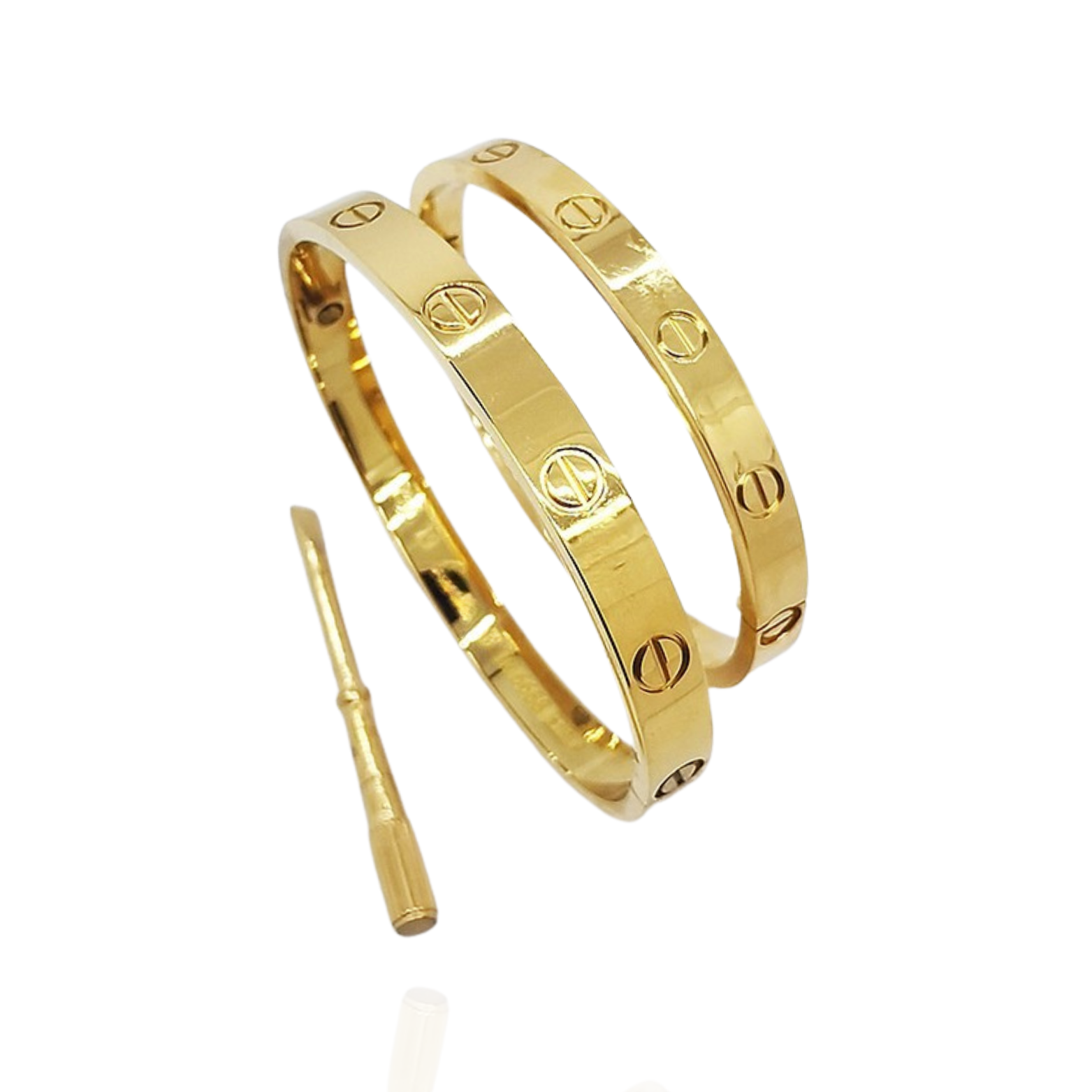 “LOVE” Bangle Gold without stone