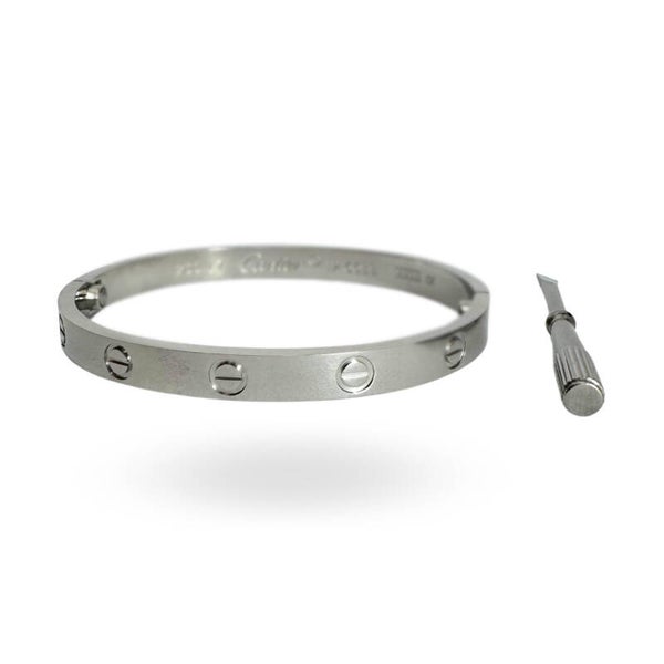 LOVE Bangle || Silver