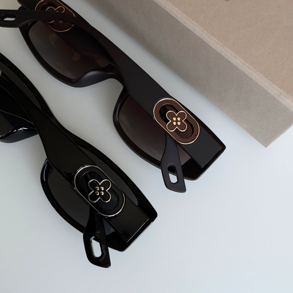 „LUISA“ Sunglasses Black  / Braun